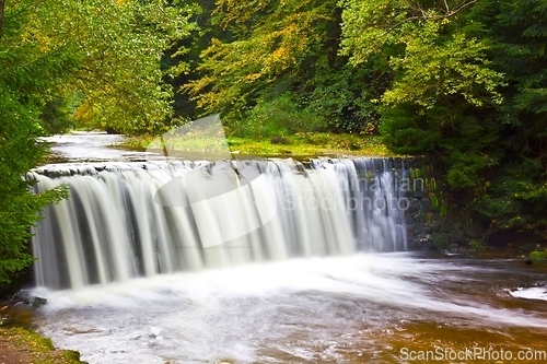 Image of Waterfall Kwisa in Jizera Mountains