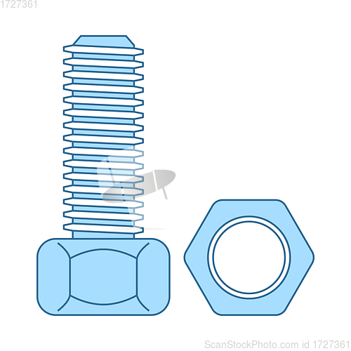 Image of Icon Of Bolt And Nut