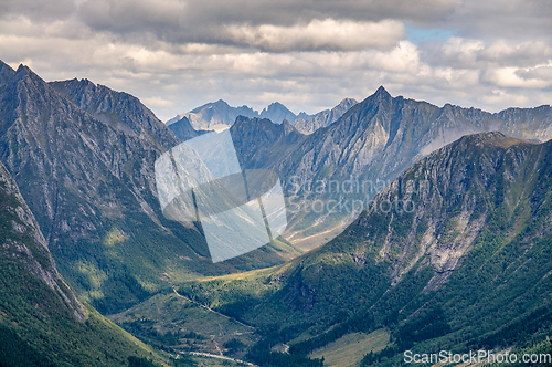 Image of panorama of the mountains