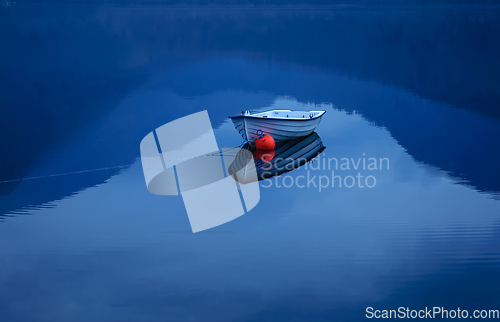 Image of boat on the lake