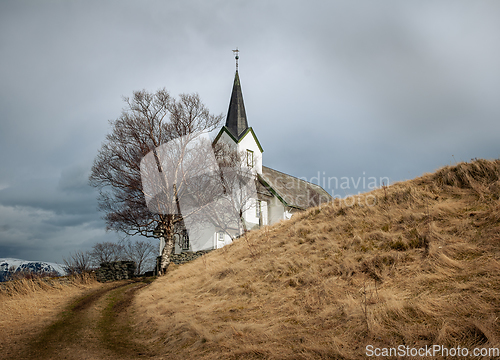 Image of church in the countryside