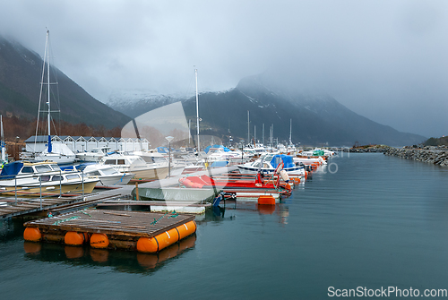 Image of boats in the harbor