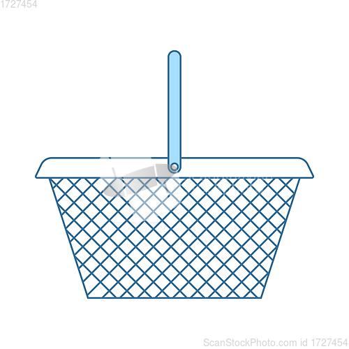 Image of Supermarket Shoping Basket Icon