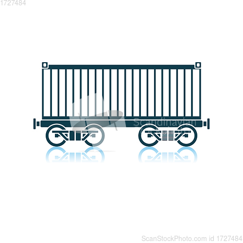 Image of Railway Cargo Container Icon