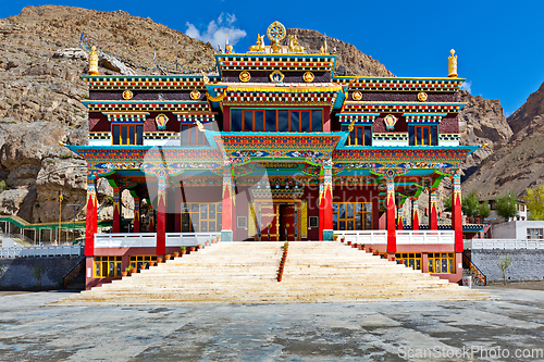 Image of Buddhist monastery in Kaza, Spiti Valley