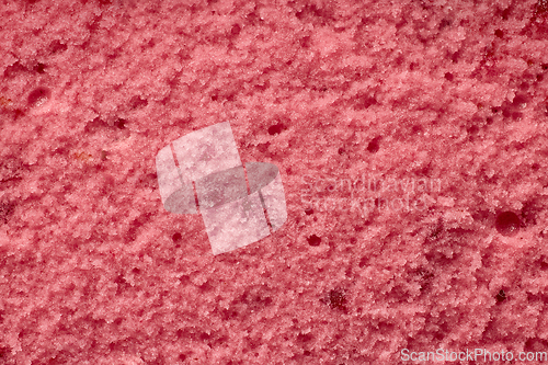 Image of raspberry sorbet texture