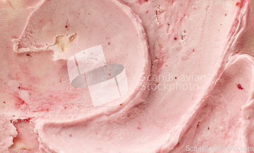 Image of pink homemade ice cream