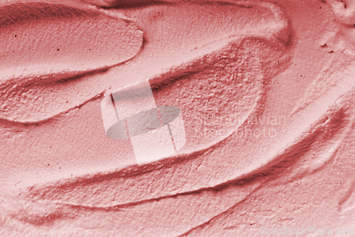 Image of homemade strawberry ice cream