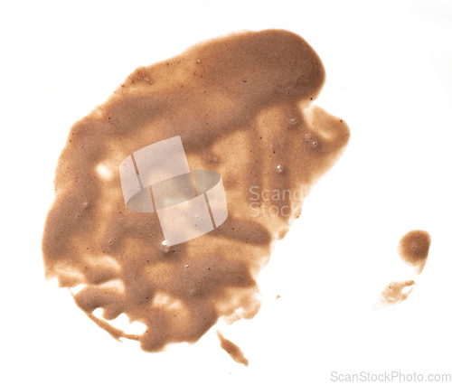 Image of chocolate ice cream stain