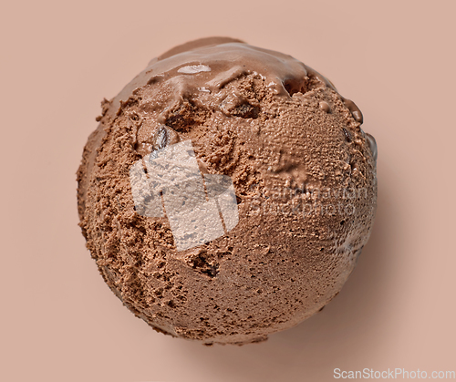 Image of chocolate ice cream