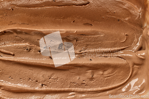 Image of homemade chocolate ice cream