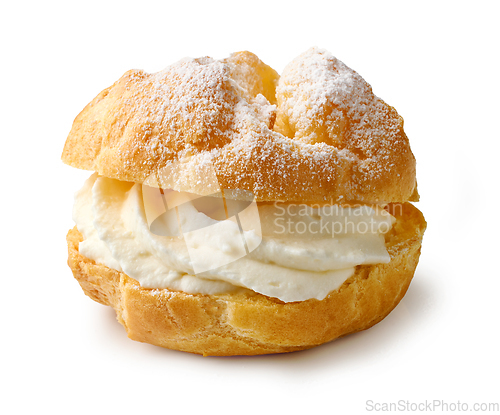 Image of freshly baked cream puff