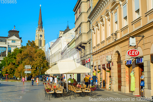 Image of  Street restaurant Novi Sad Serbia