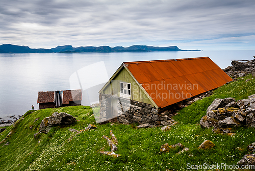 Image of old house by the sea