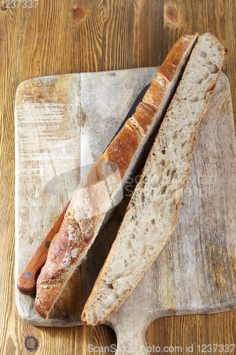 Image of baguette cut