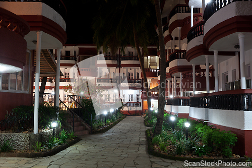 Image of Luxury resort at night