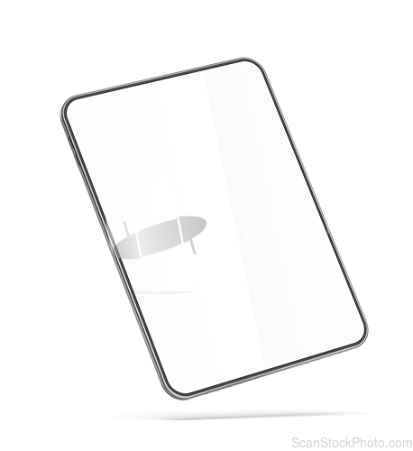 Image of Tablet with blank display