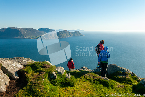 Image of view of the sea from the mountain