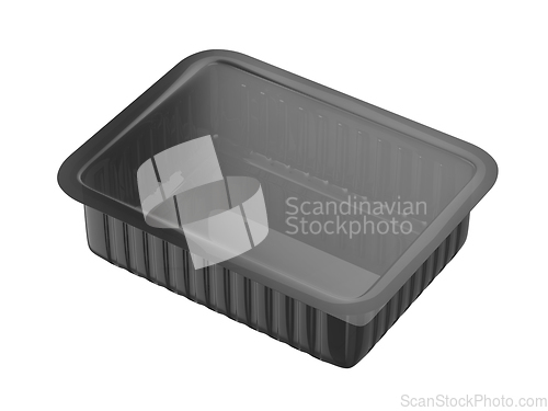 Image of Empty plastic packaging for various types of food