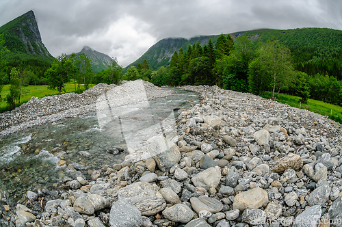 Image of river and stones