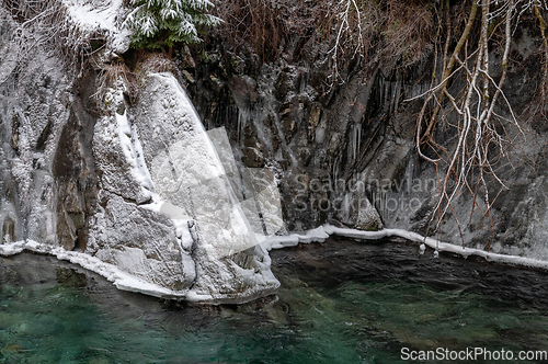 Image of river and ice