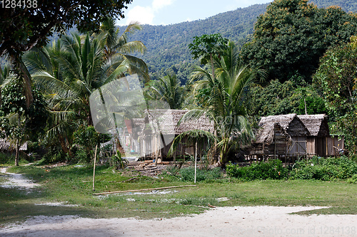 Image of malagasy village in Maroantsetra, Madagascar