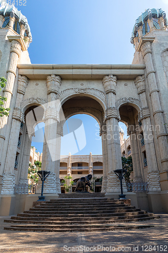 Image of elephant in Sun City, Lost City in South Africa