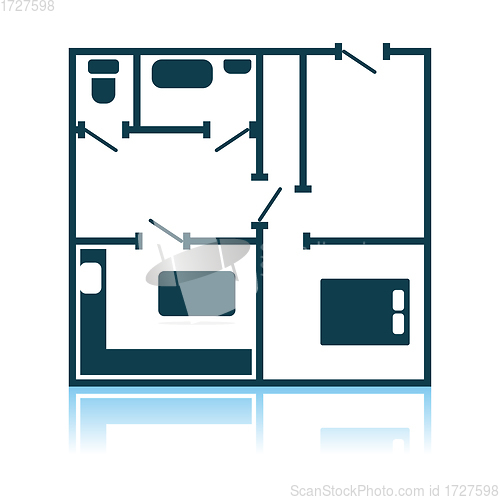 Image of Icon Of Apartment Plan