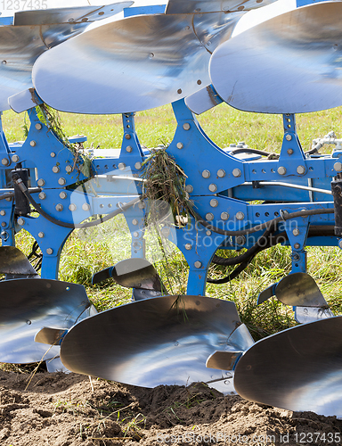 Image of steel plow for plowing