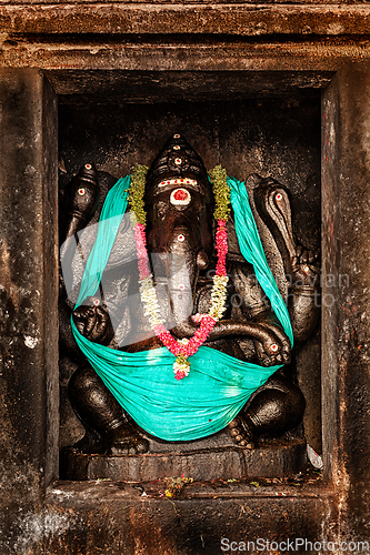 Image of Ganesha image. Brihadishwara Temple, Tanjore