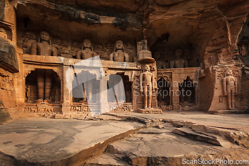 Image of Statues of Jain thirthankaras