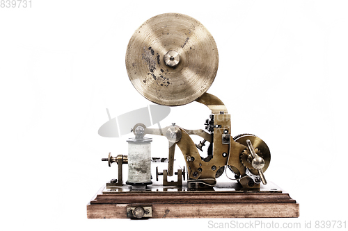 Image of old telegraph machine