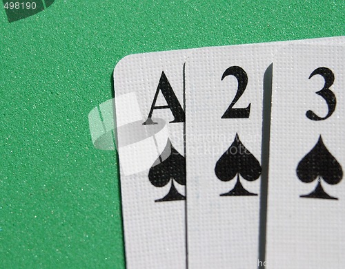 Image of Spades in a row