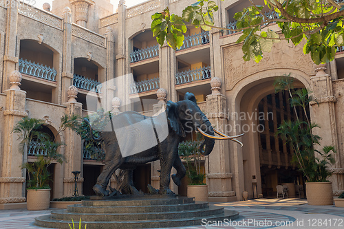 Image of elephant in Sun City, Lost City in South Africa