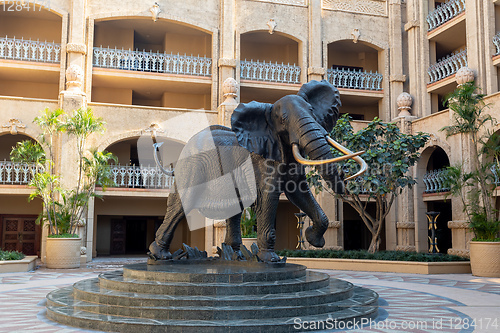 Image of elephant in Sun City, Lost City in South Africa