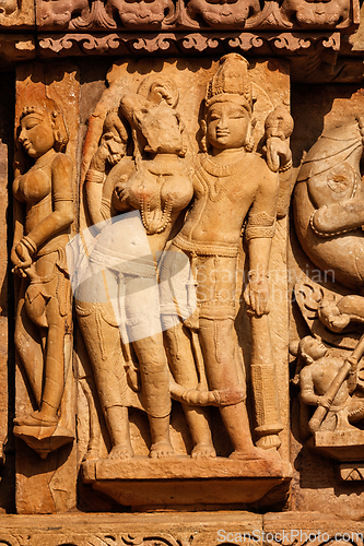 Image of Sculptures on Adinath Jain Temple, Khajuraho