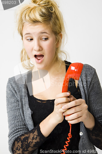 Image of red telephone