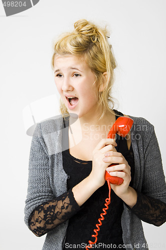 Image of red telephone