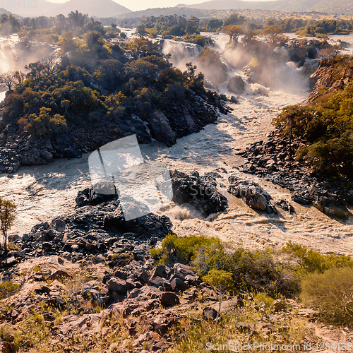 Image of Epupa Falls on the Kunene in Namibia