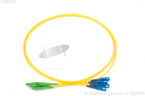 Image of fiber optic single mode hybrid patch cord