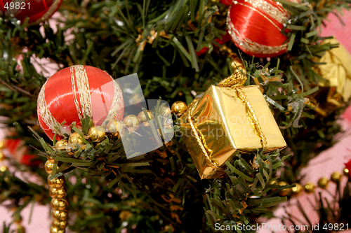 Image of christmas tree detail