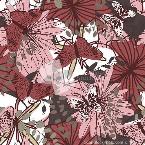 Image of Seamless Floral Pattern