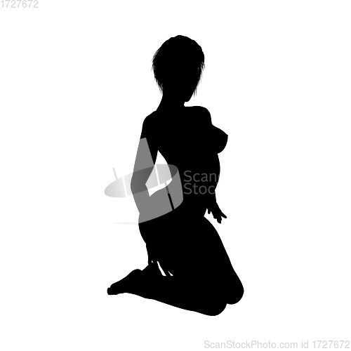 Image of Naked sexy girls silhouette