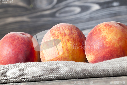 Image of ripe large peaches