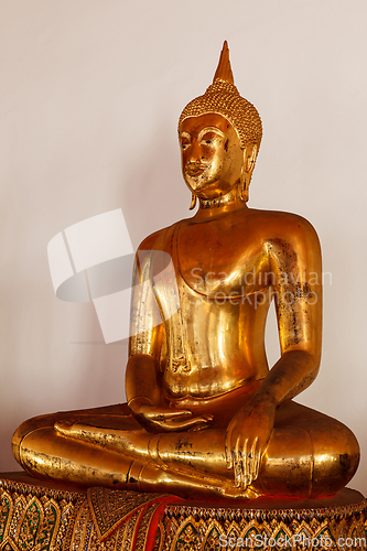 Image of Sitting Buddha statue close up, Thailand