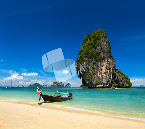 Image of Thailand tropical vacation concept background