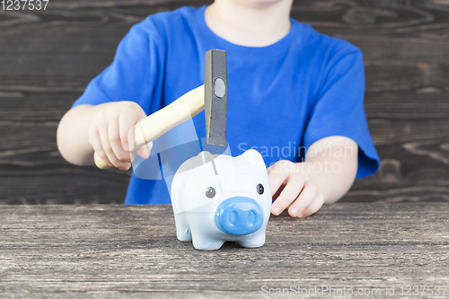 Image of break a piggy bank