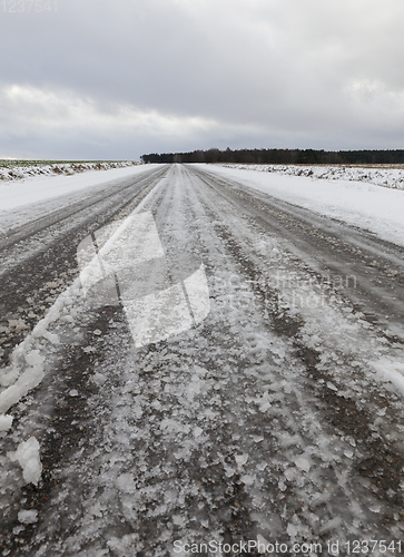 Image of Road under the snow