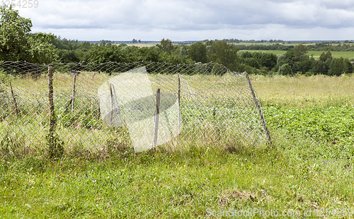 Image of metal fence