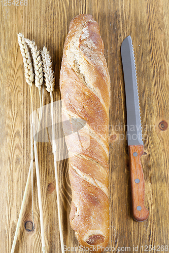 Image of one fresh bread